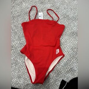 Solid and striped Gemma swimsuit